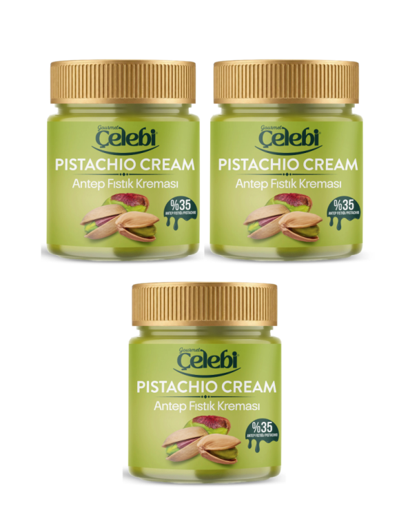 Antep Fıstık Kreması 3'lü Paket - 200 Gr x 3 Adet