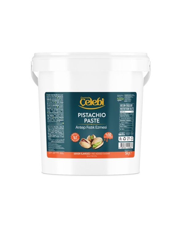 Şekersiz Sürülebilir Antep Fıstık Ezmesi - 5 Kg