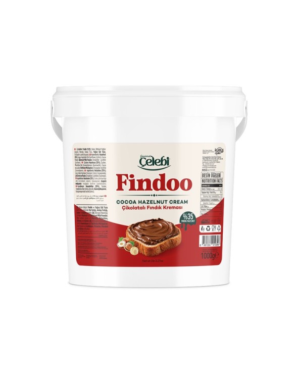 Findoo Kakaolu Fındık Kreması - 1 Kg
