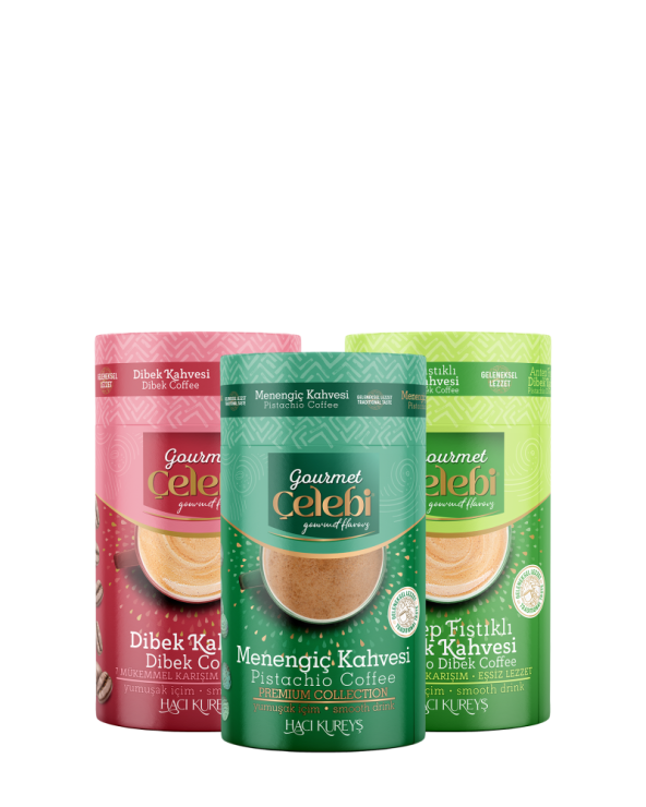 Dibek, Menengiç, Fıstıklı Dibek Kahvesi 3'lü Paket - 250 Gr x 3 Adet