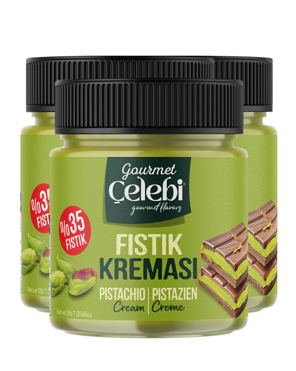 Antep Fıstık Kreması 3'lü Paket - 200 Gr x 3 Adet