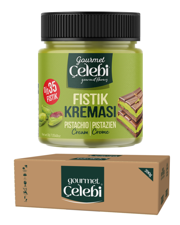 Antep Fıstık Kreması 12'li Koli - 200 Gr x 12 Adet