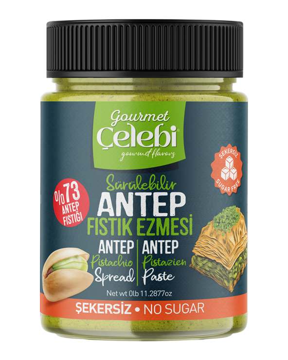 Şekersiz Sürülebilir Antep Fıstık Ezmesi - 320 Gr