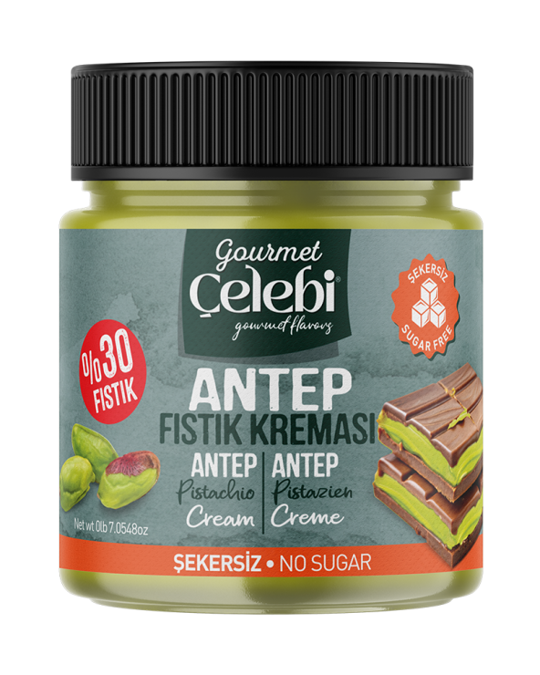 Şekersiz Antep Fıstık Kreması - 200 Gr