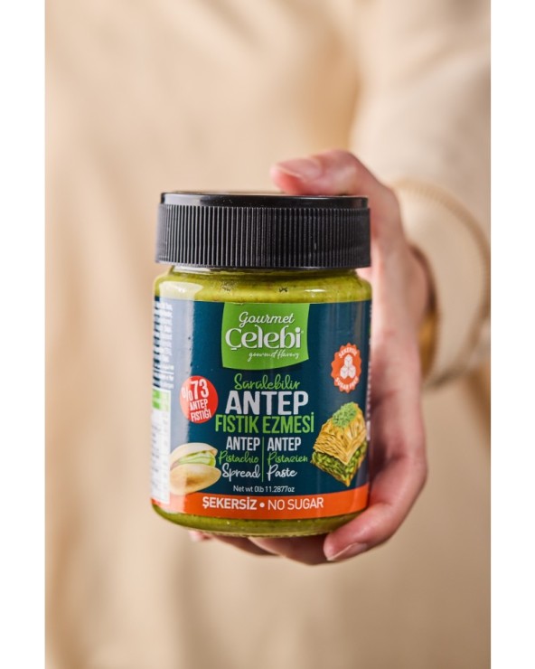 Şekersiz Sürülebilir Antep Fıstık Ezmesi - 320 Gr
