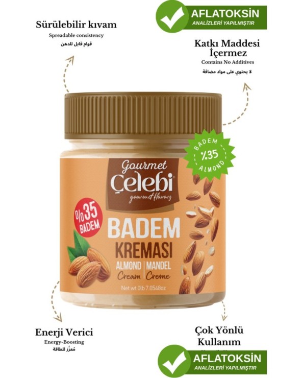Badem Kreması - 200 Gr