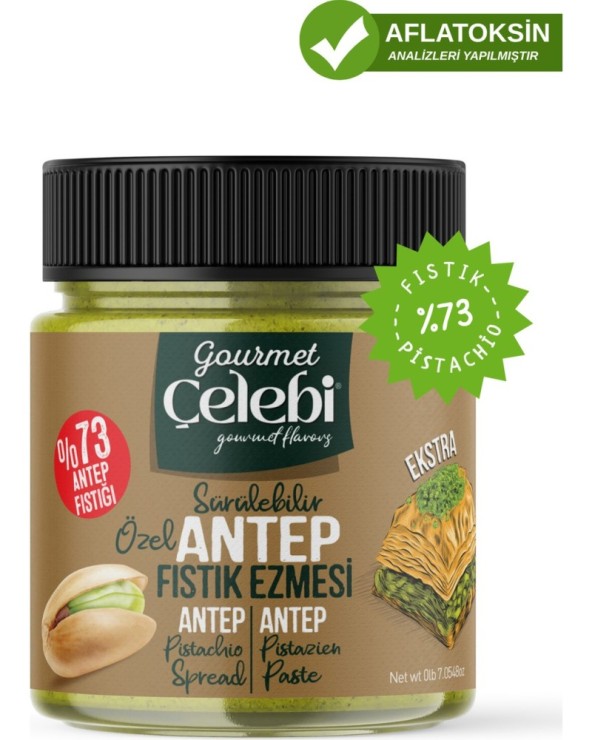Özel Sürülebilir Antep Fıstık Ezmesi - 200 Gr