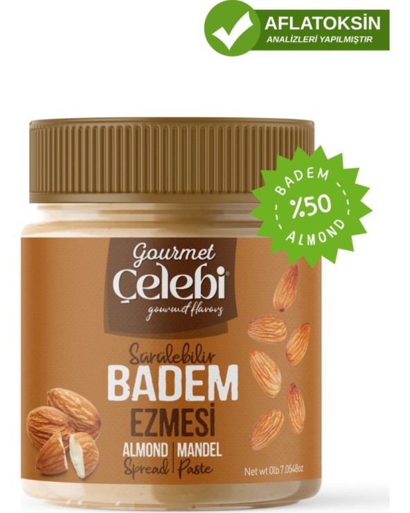 Sürülebilir Badem Ezmesi - 200 Gr