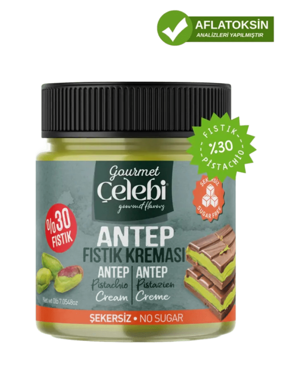 Şekersiz Antep Fıstık Kreması - 200 Gr