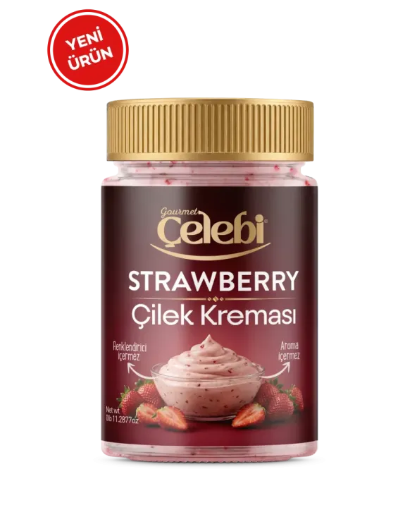 Çilek Kreması 320 Gr - Sürülebilir Gerçek Çilek Kreması